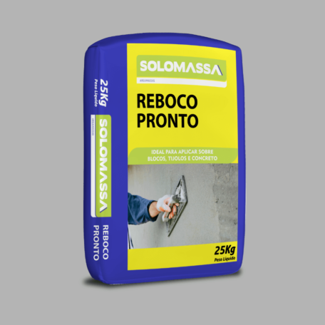 Reboco solomassa para rebocos e chapiscos