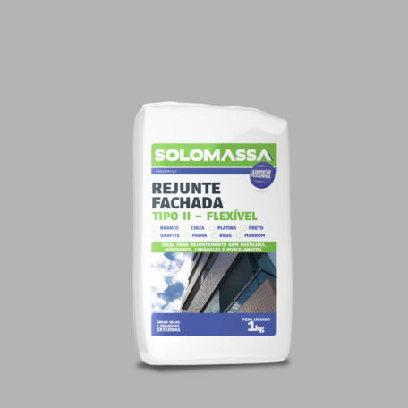 Rejunte solomassa para fachada